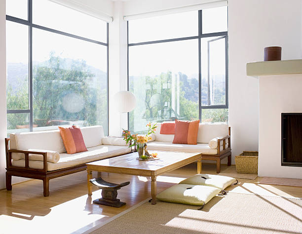 Modern designer curtains with premium fabric finish enhancing elegant home interior